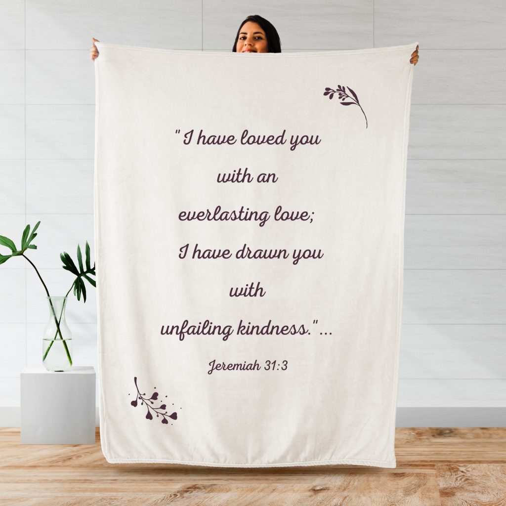 Jeremiah 31:3 Prayer Blanket
