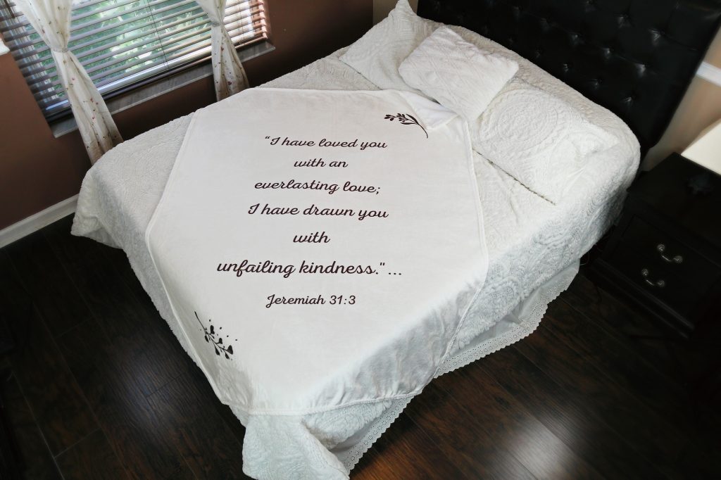 Jeremiah 31:3 Prayer Blanket